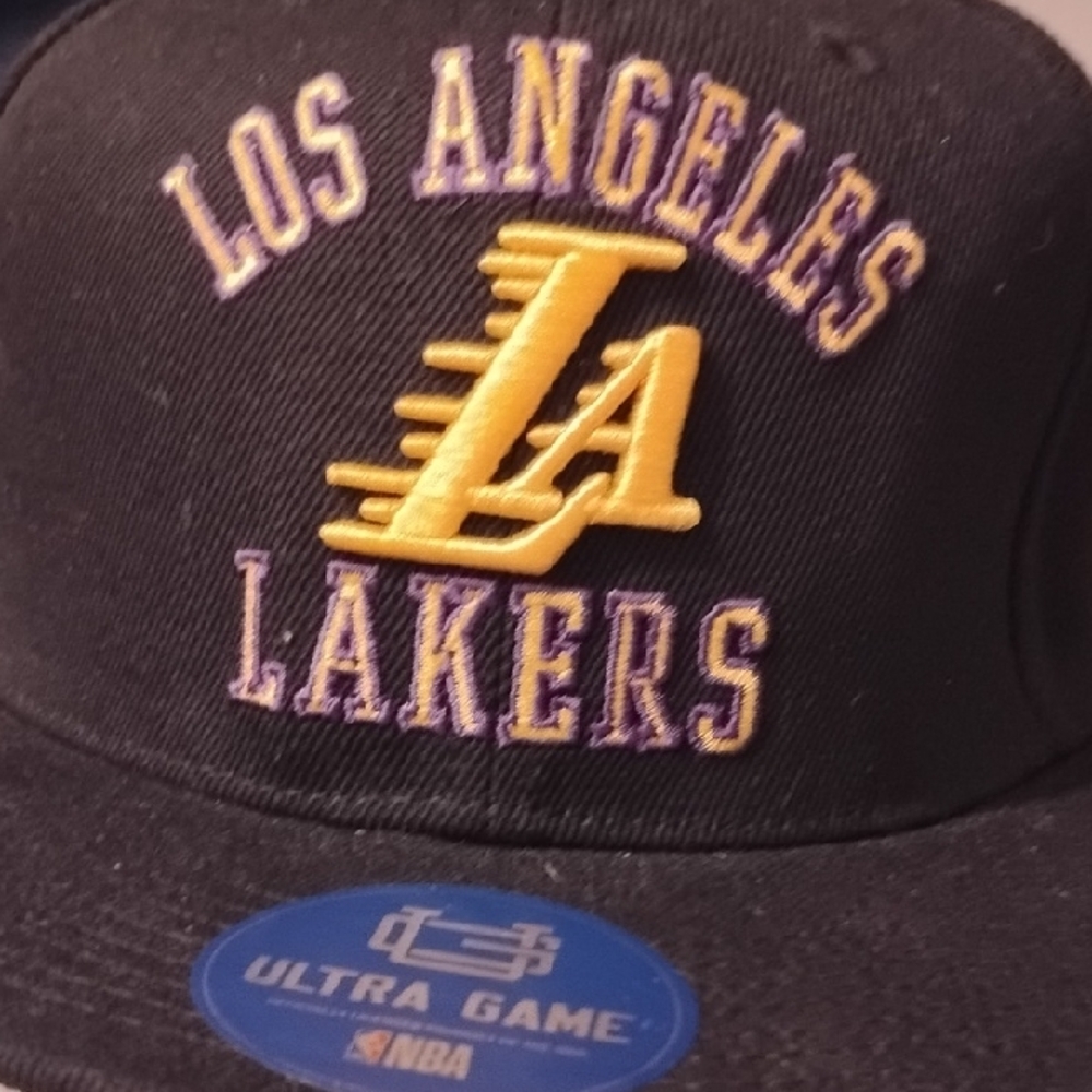 NBA Black and Yellow Lakers Game Cap